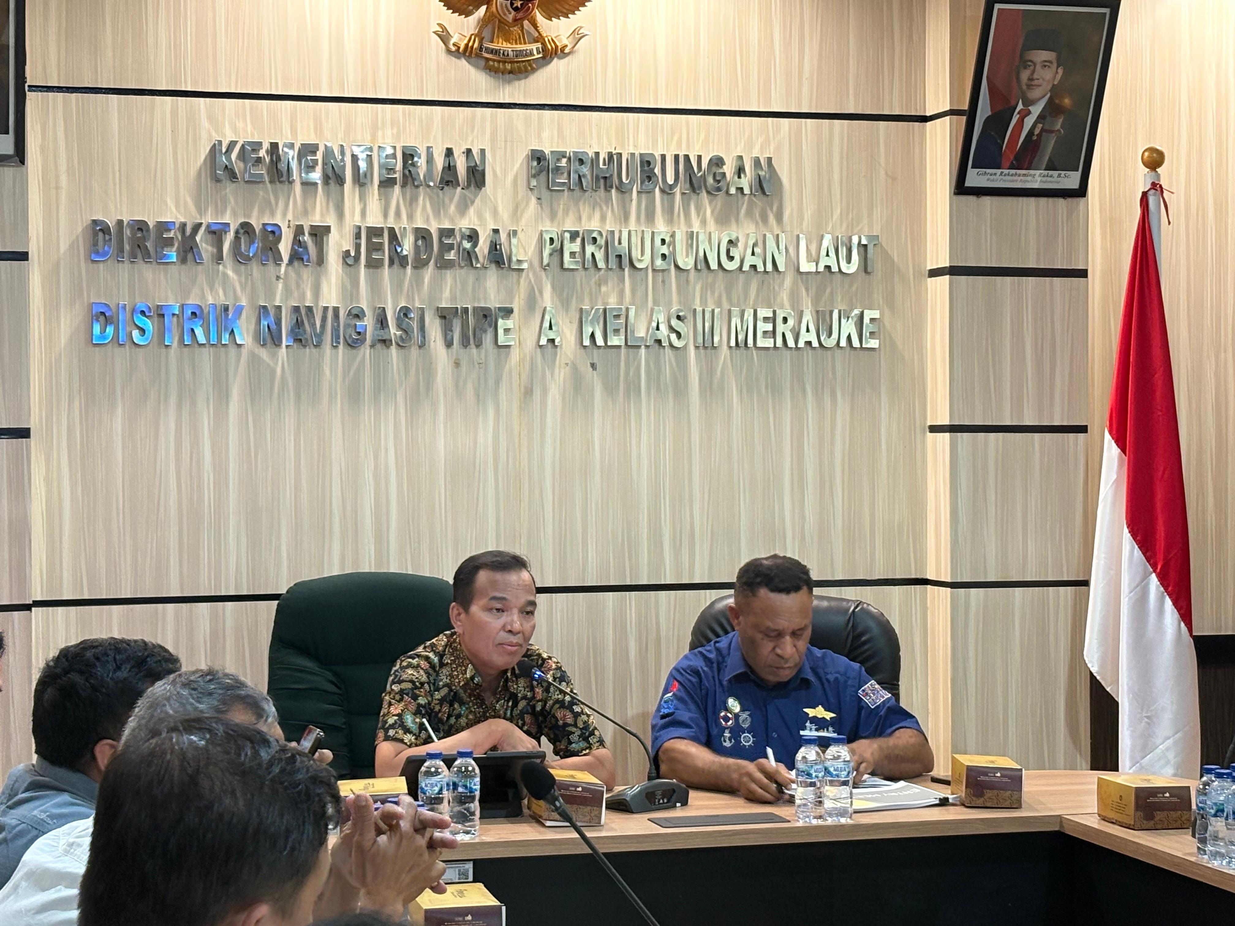 Entry Meeting Pendampingan pada Distrik Navigasi Tipe A Kelas III Merauke bersama Kejaksaan Negeri Merauke